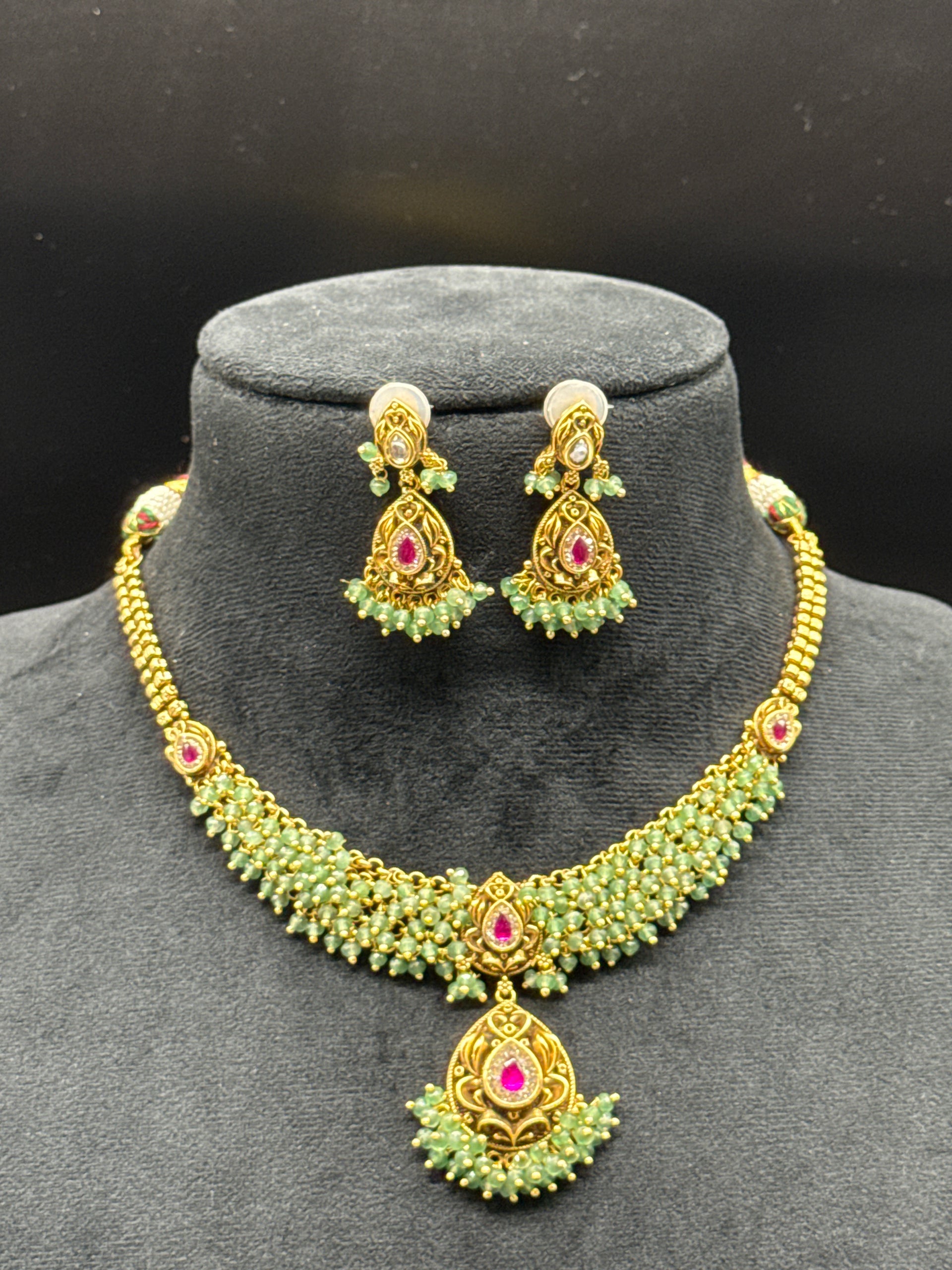 Necklace Set Haasvika One Gram Jewellery Haasvika Gram Jewellery 2025