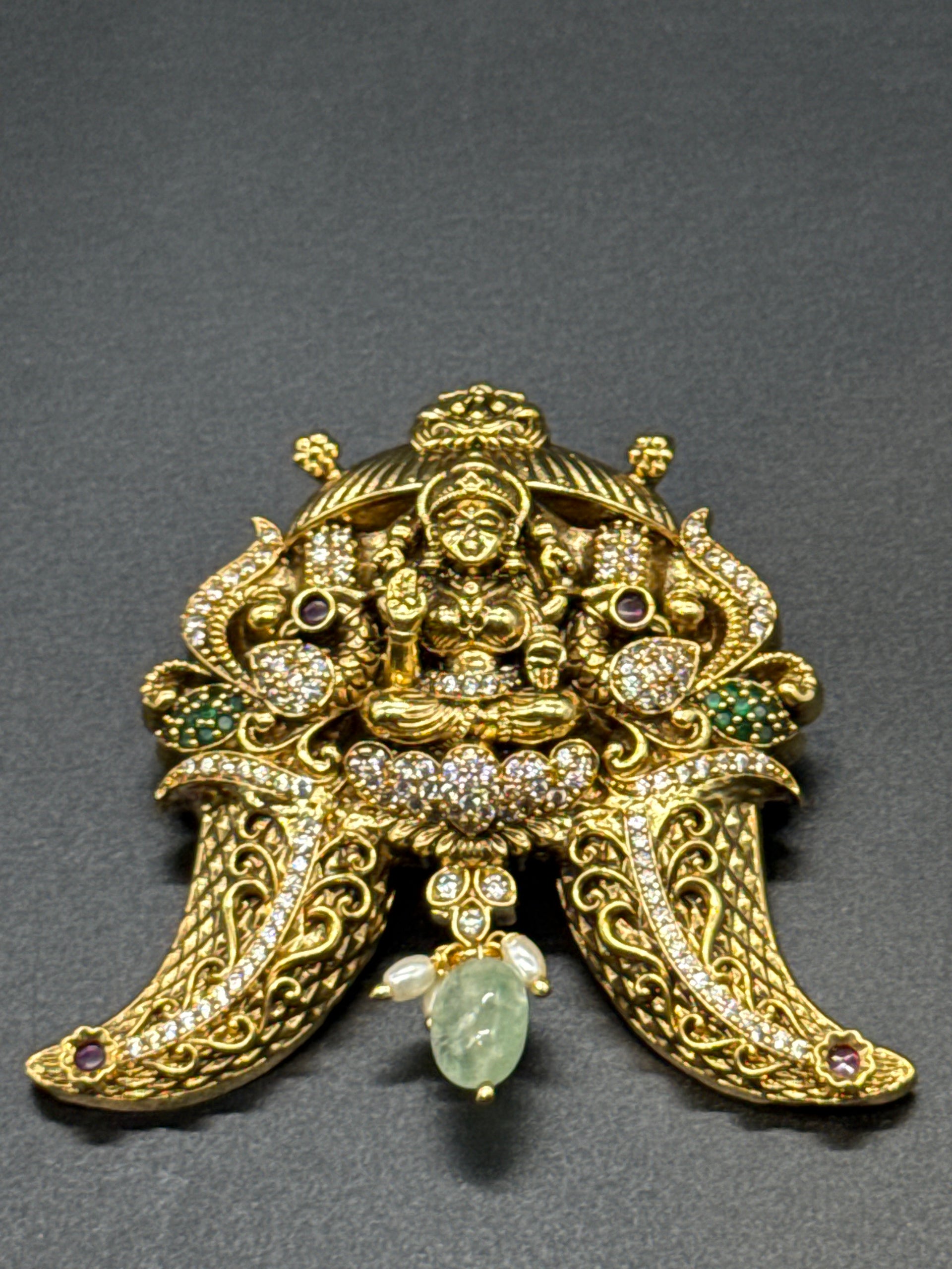 Laxmi puli gore with cz stones