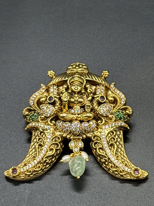 Laxmi puli gore with cz stones