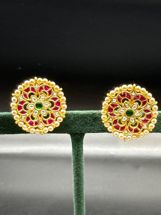 Designer Kundan studs