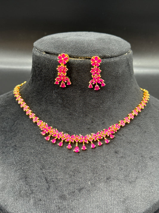 Ruby gold set