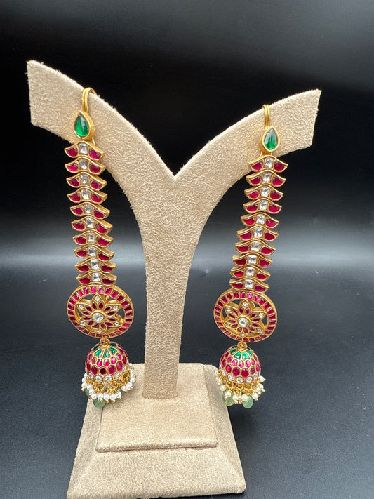 Kundan earrings