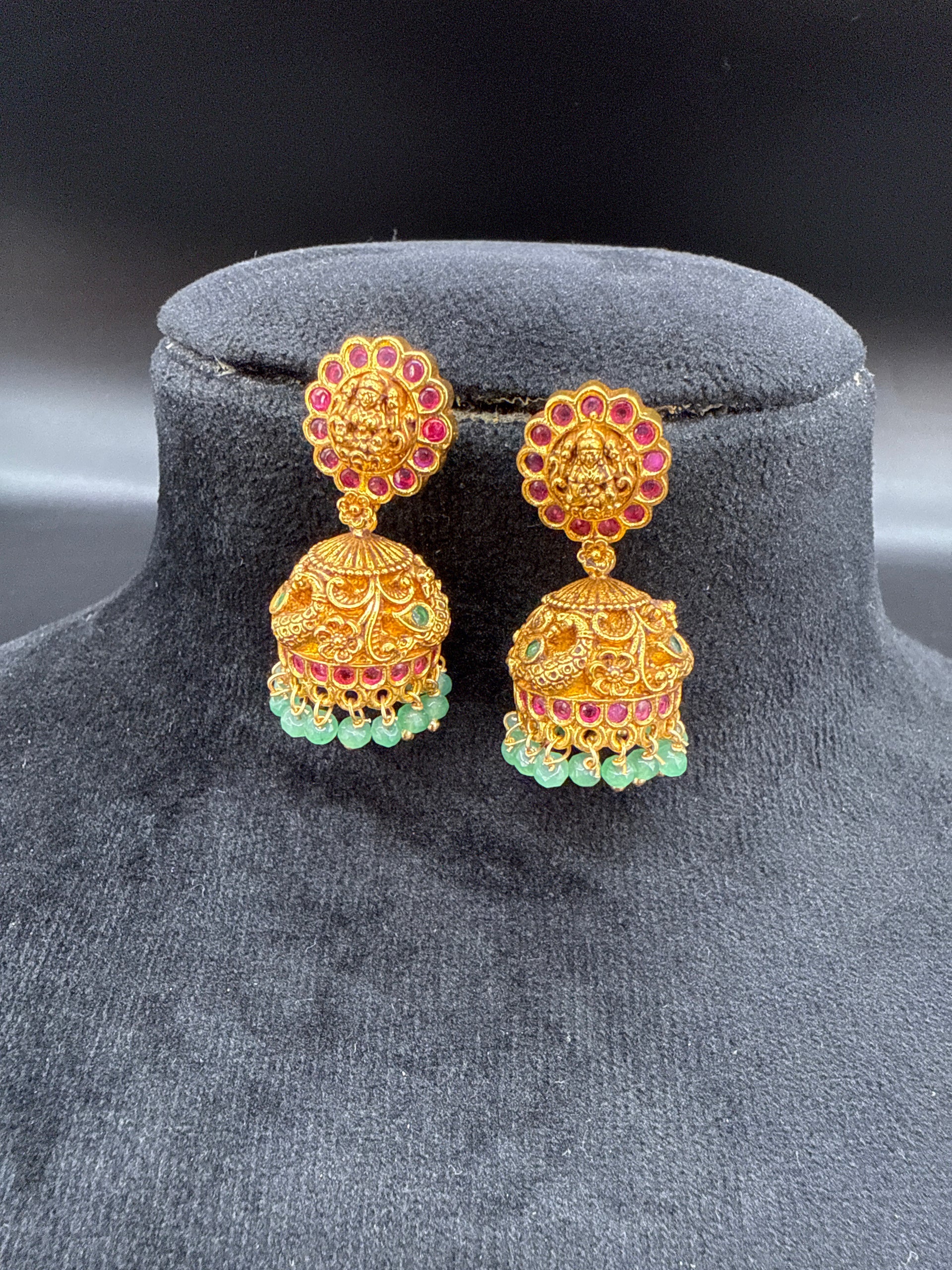 Jhumka earrings screw type ..Buttalu
