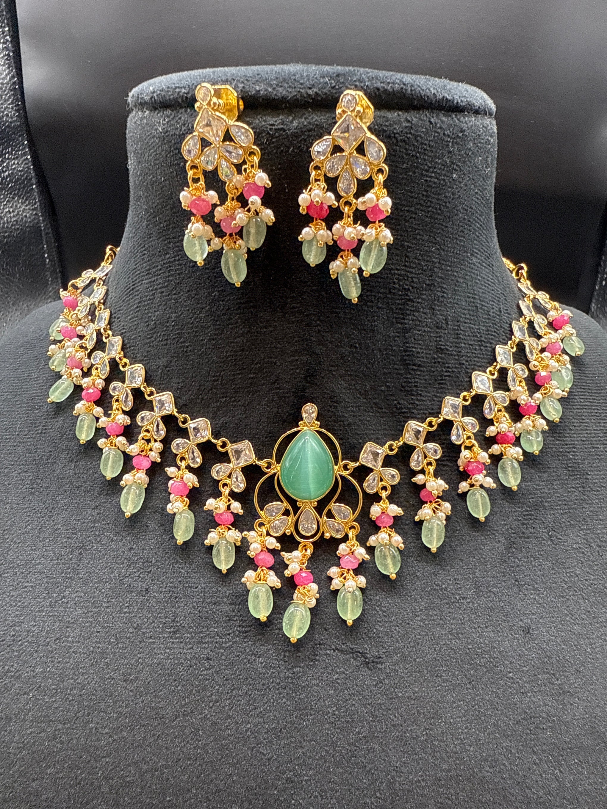 Multi beads gold replica set