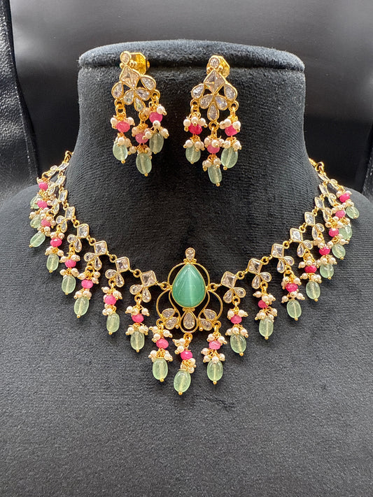 Multi beads gold replica set