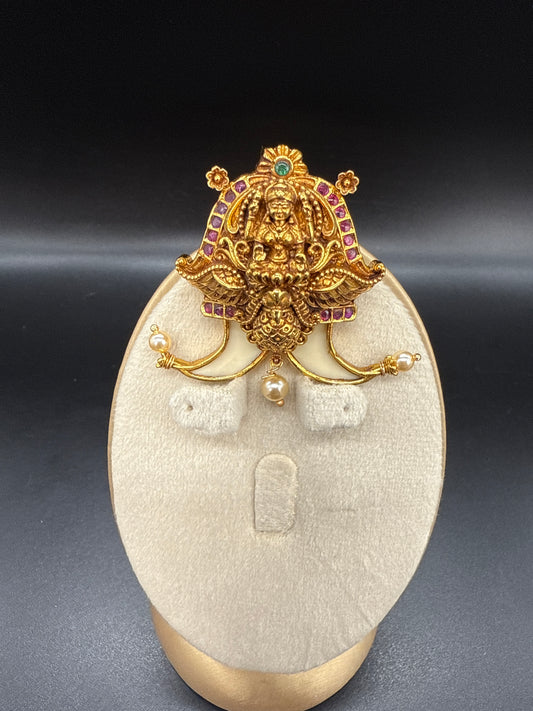 Lakshmi peacock puligoru pendent