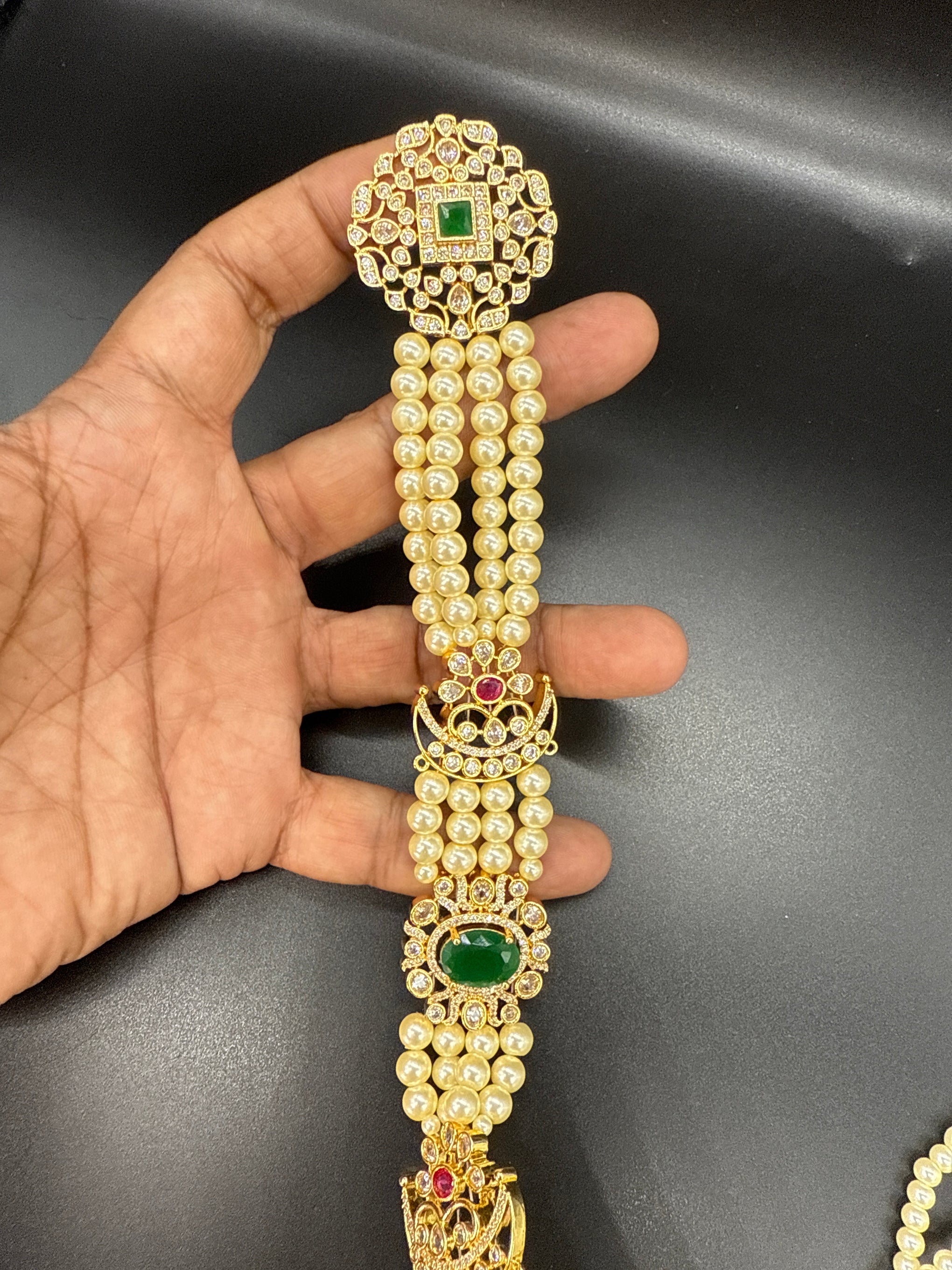 Cz pendent pearl jada