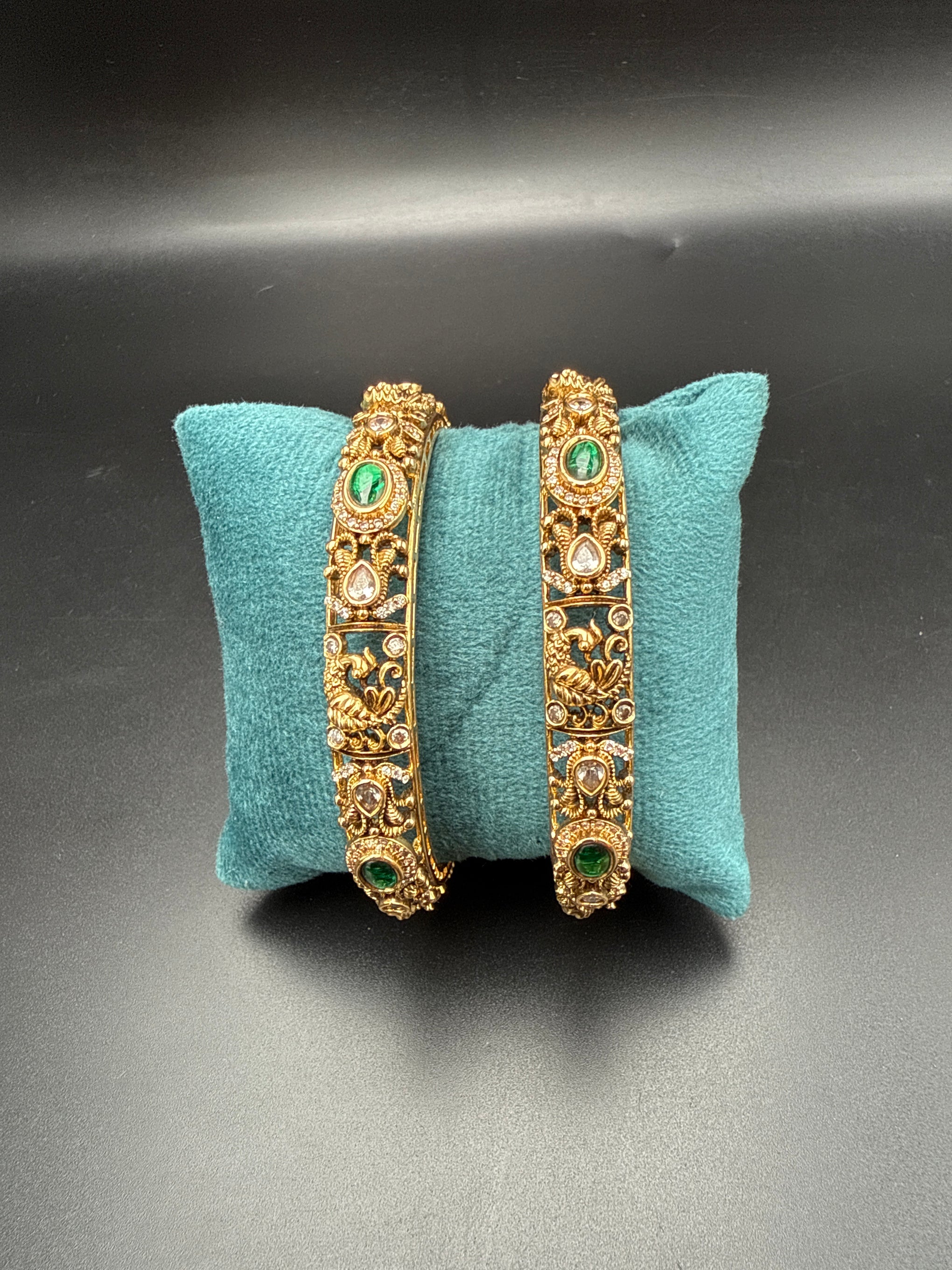 Peacock design bangles