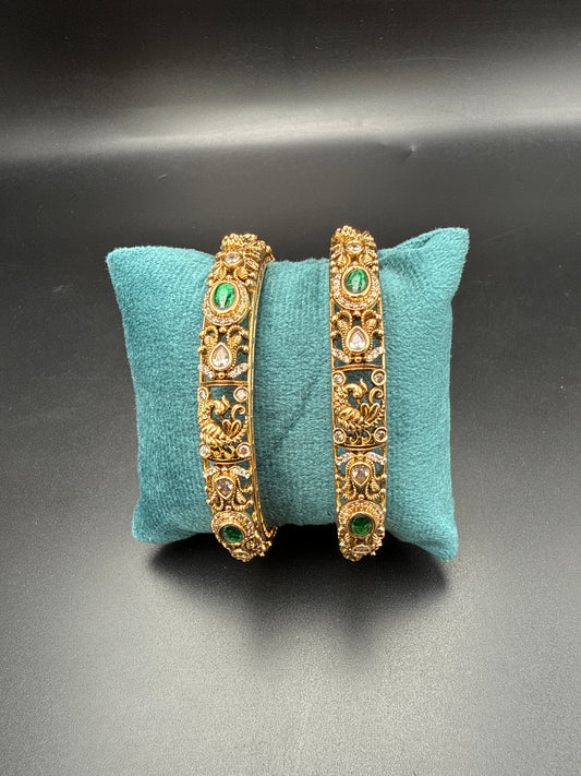 Peacock design bangles