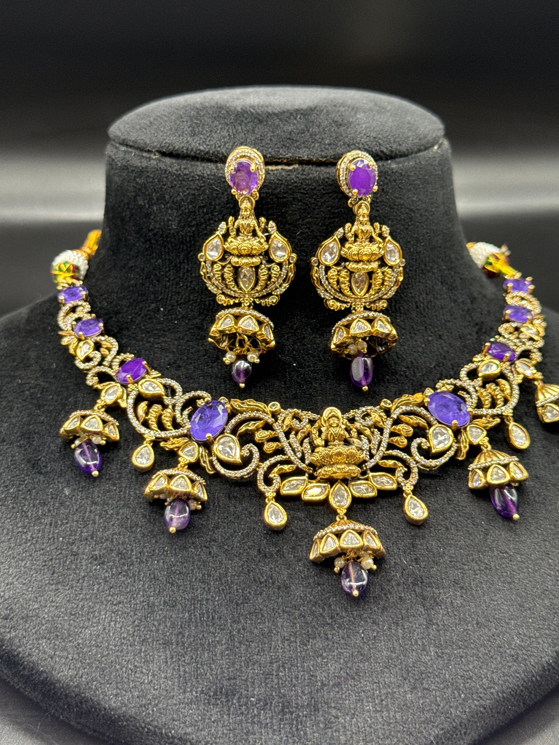 Tanzanite Laxmi Victorian set