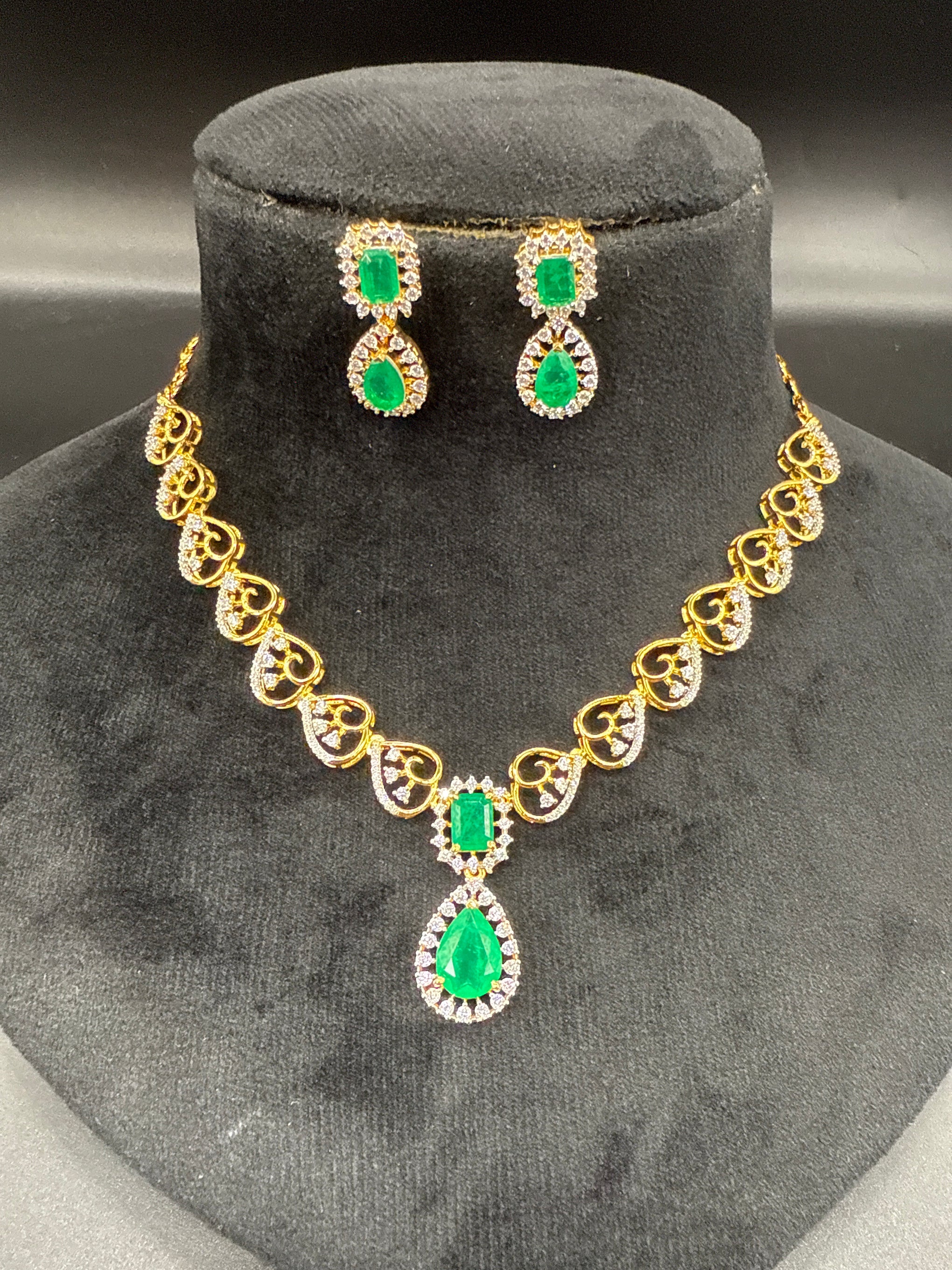 CZ necklace set