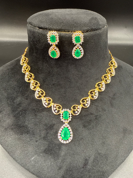 CZ necklace set