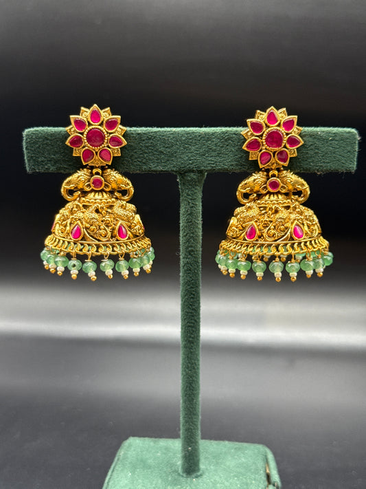 Kundan nakshi jumka