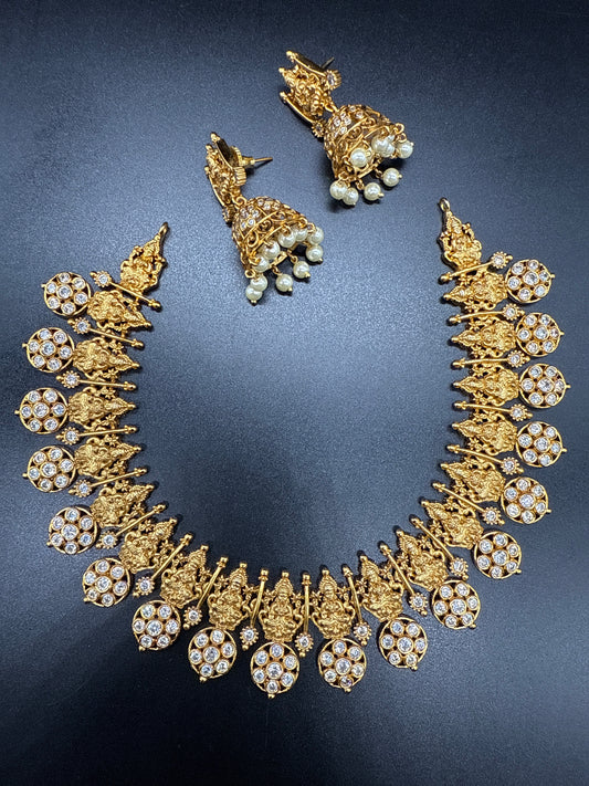 Bottumala-Lakshmi -short with jumka