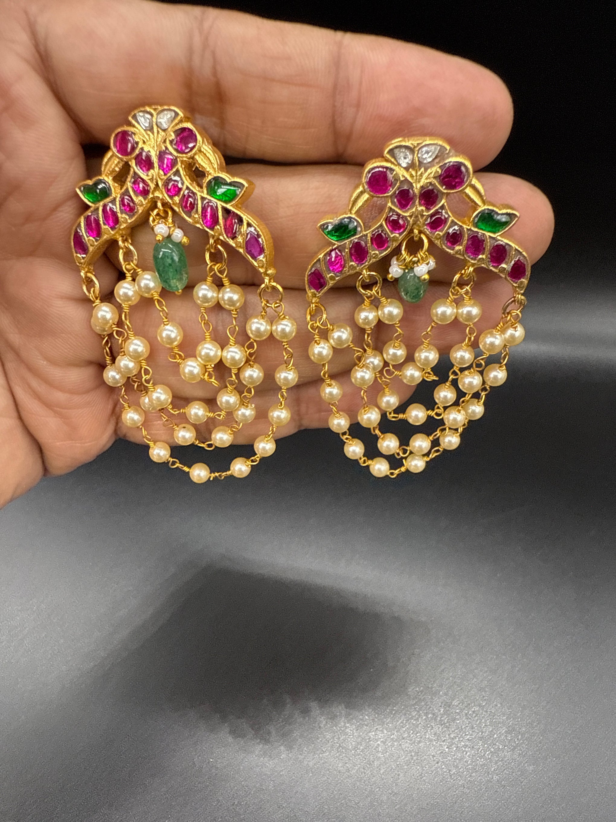 Kundan earrings