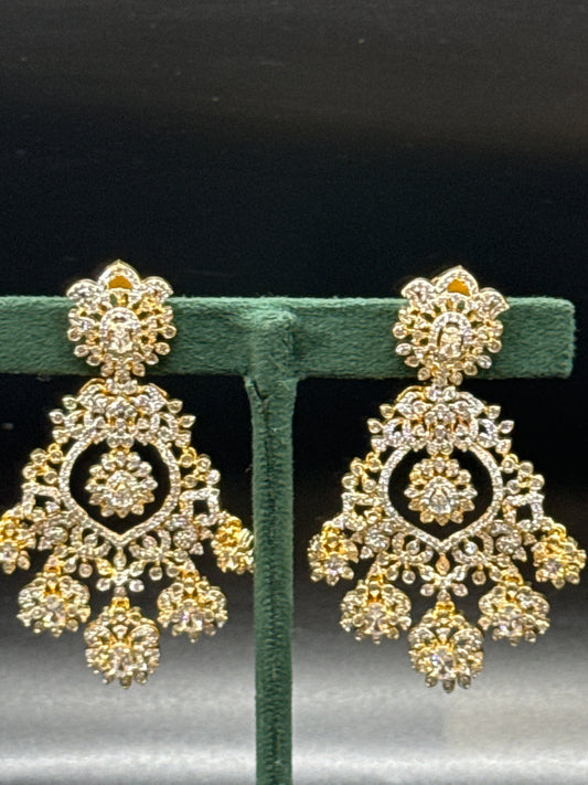 Diamond replica Chandbali