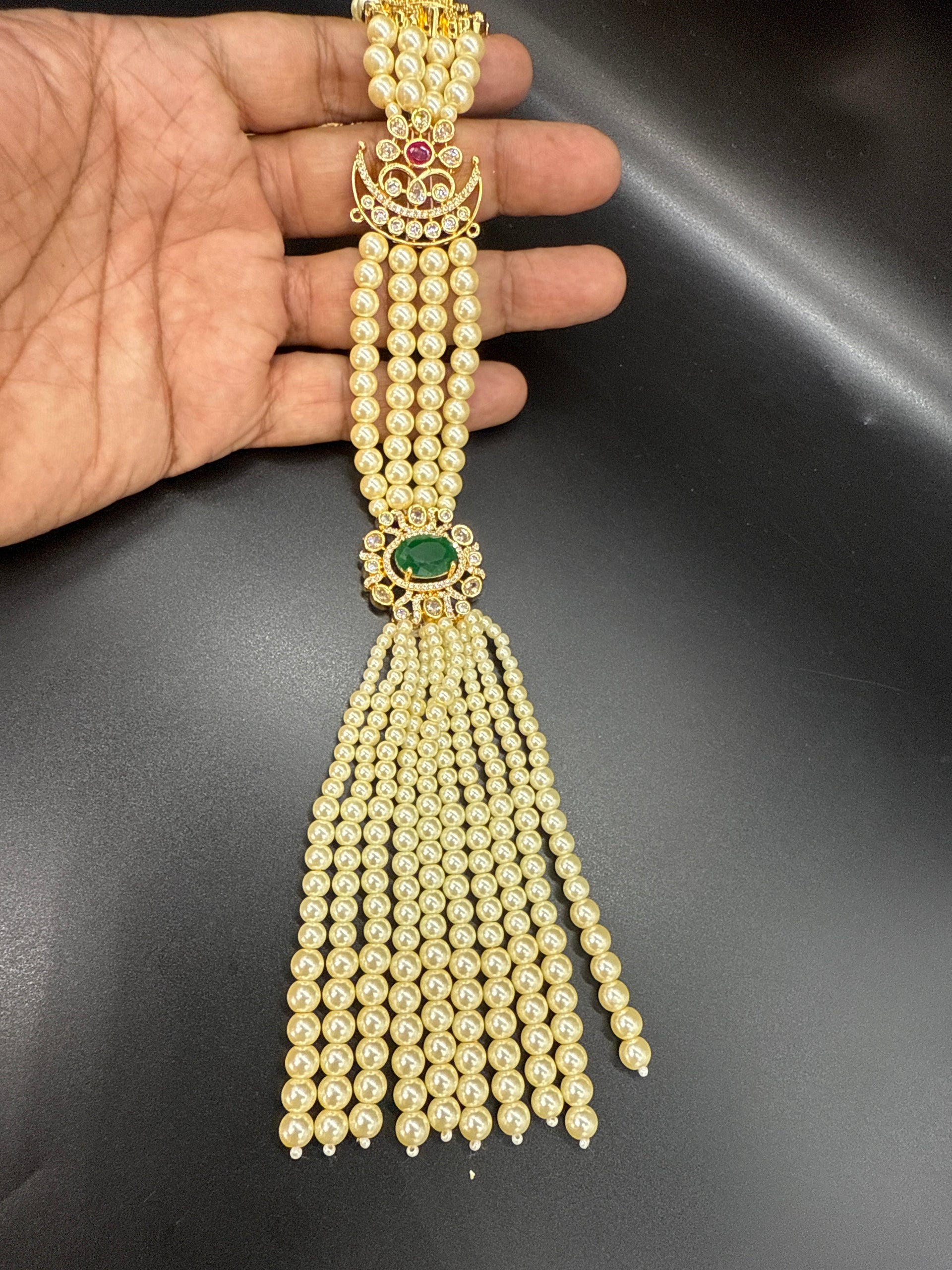 Cz pendent pearl jada