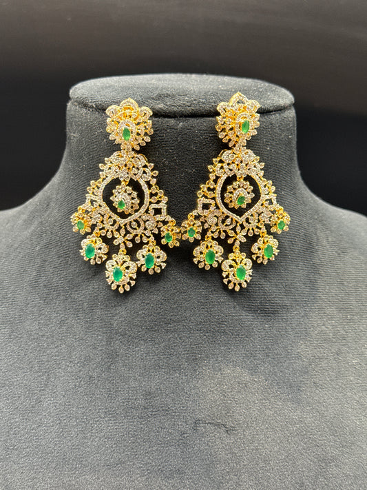 Diamond replica earrings