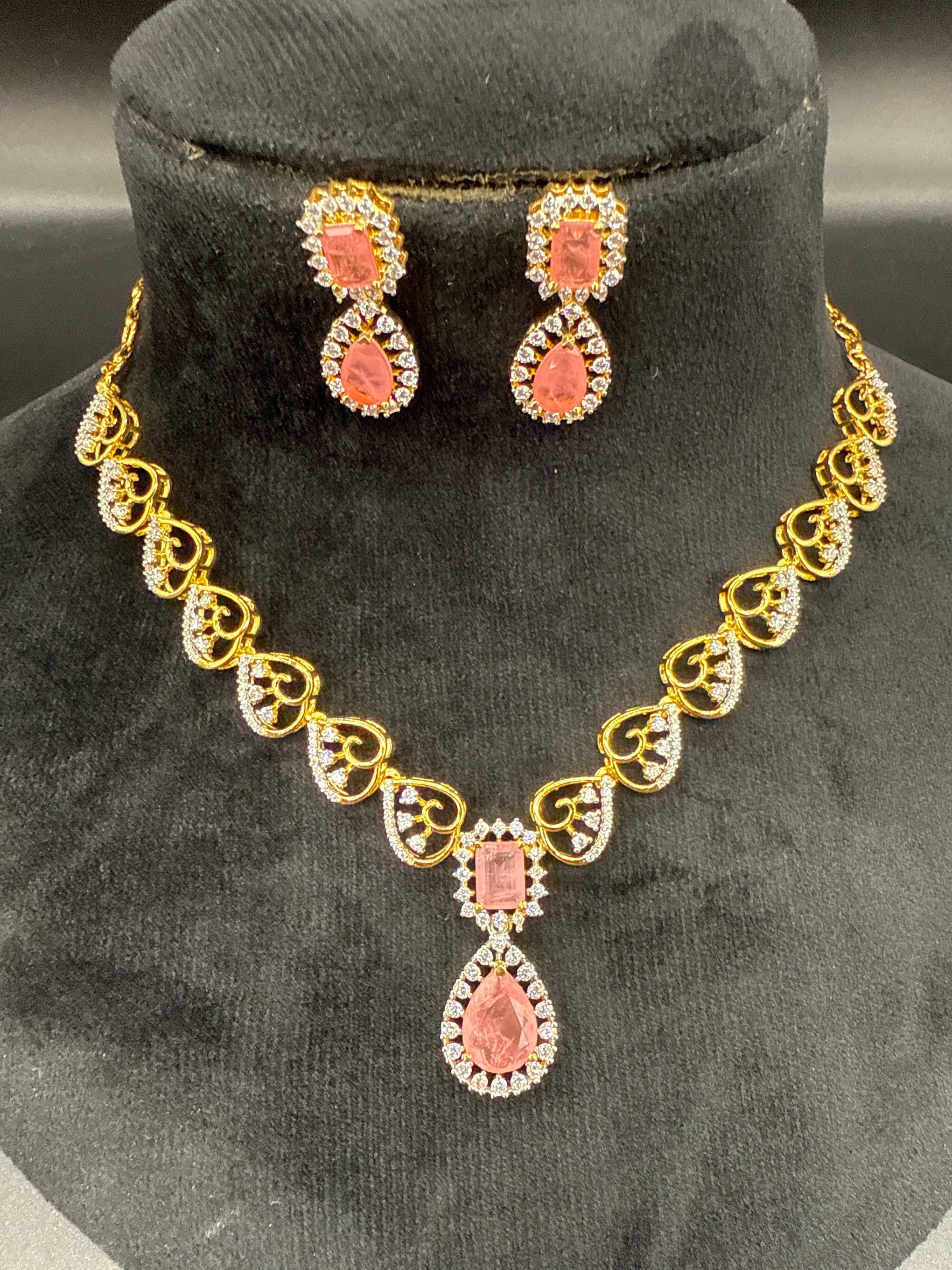 CZ necklace set