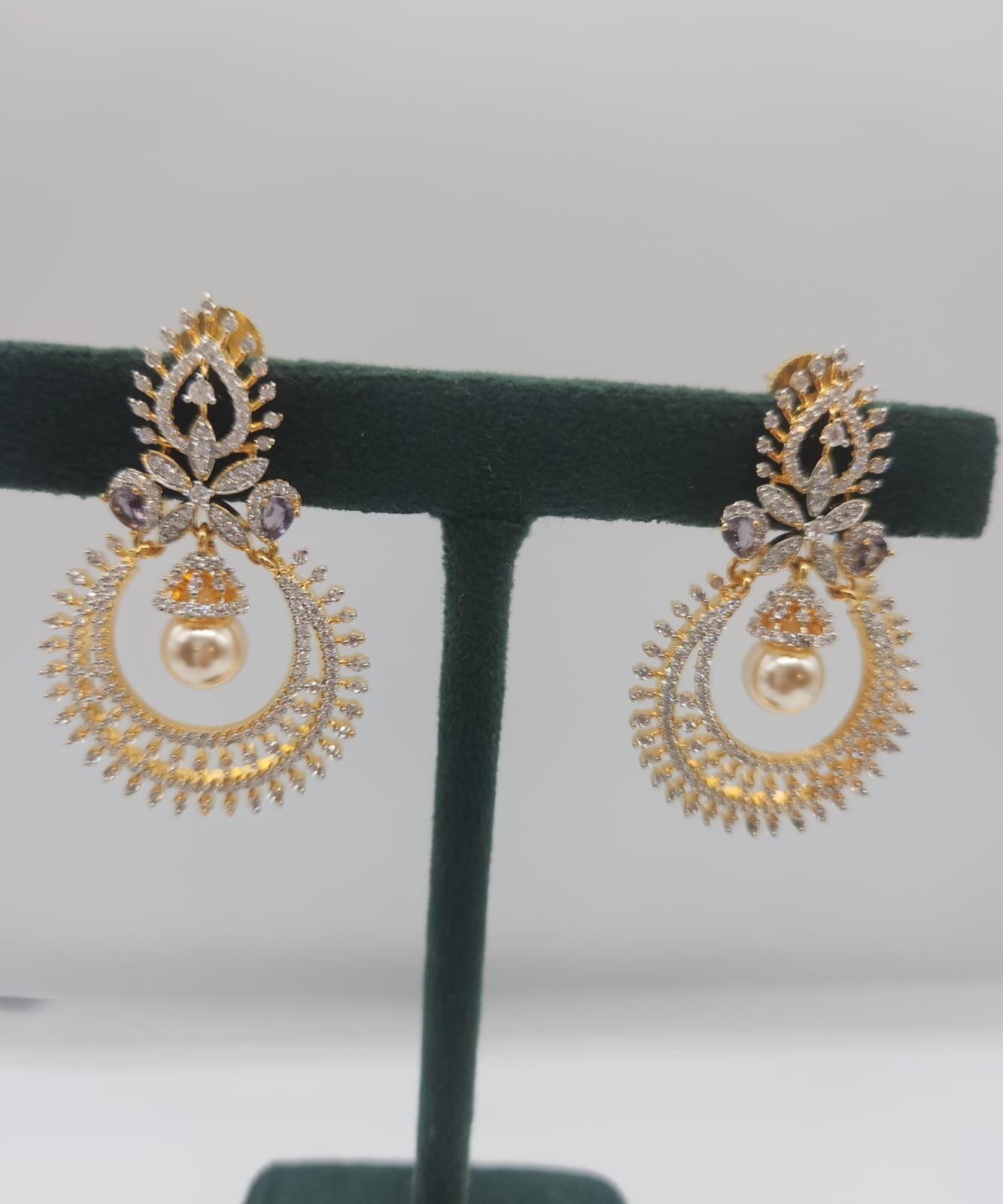 CZ chandballi-Tanzanite stone