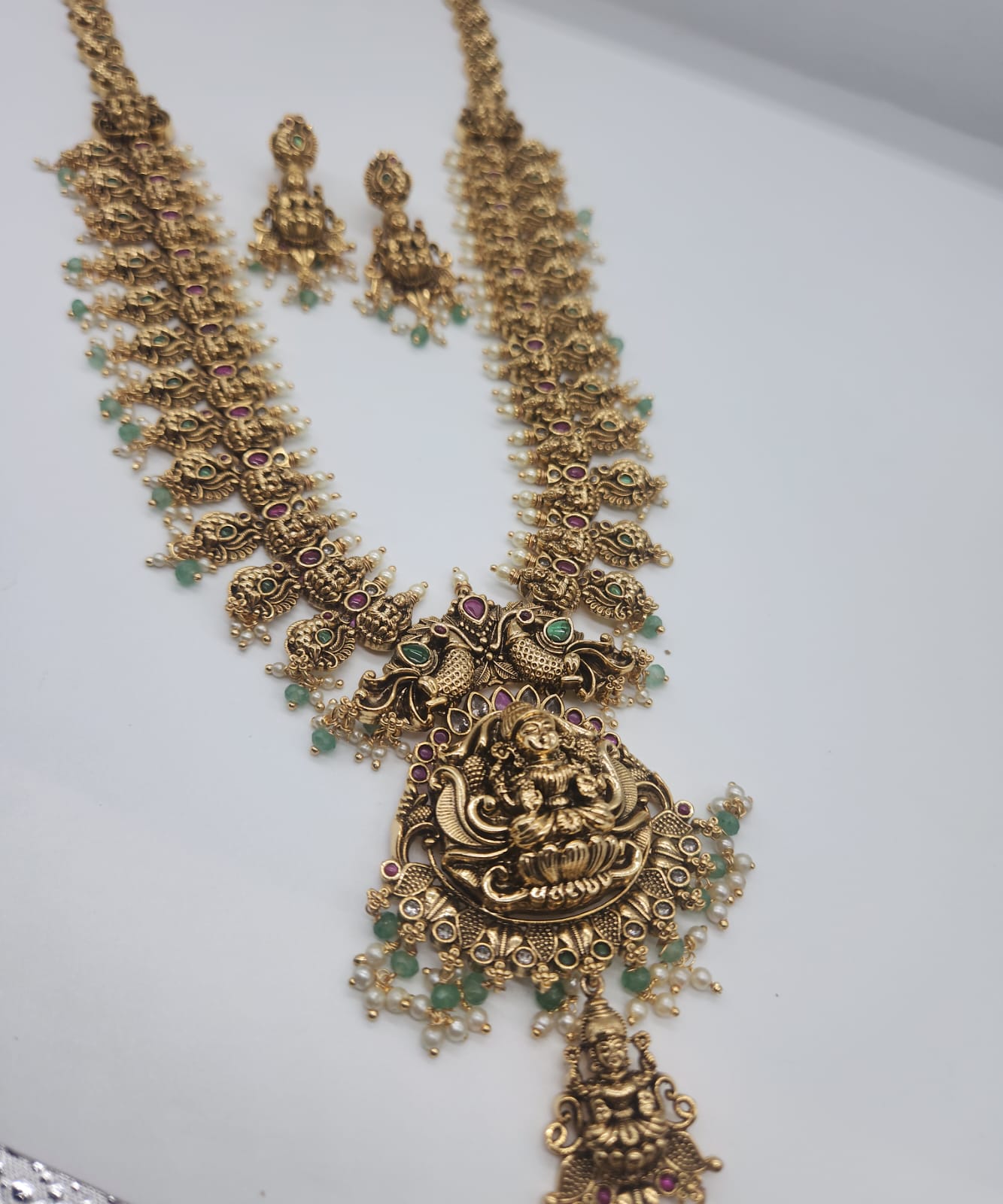 Long Gold replica Nakshi set