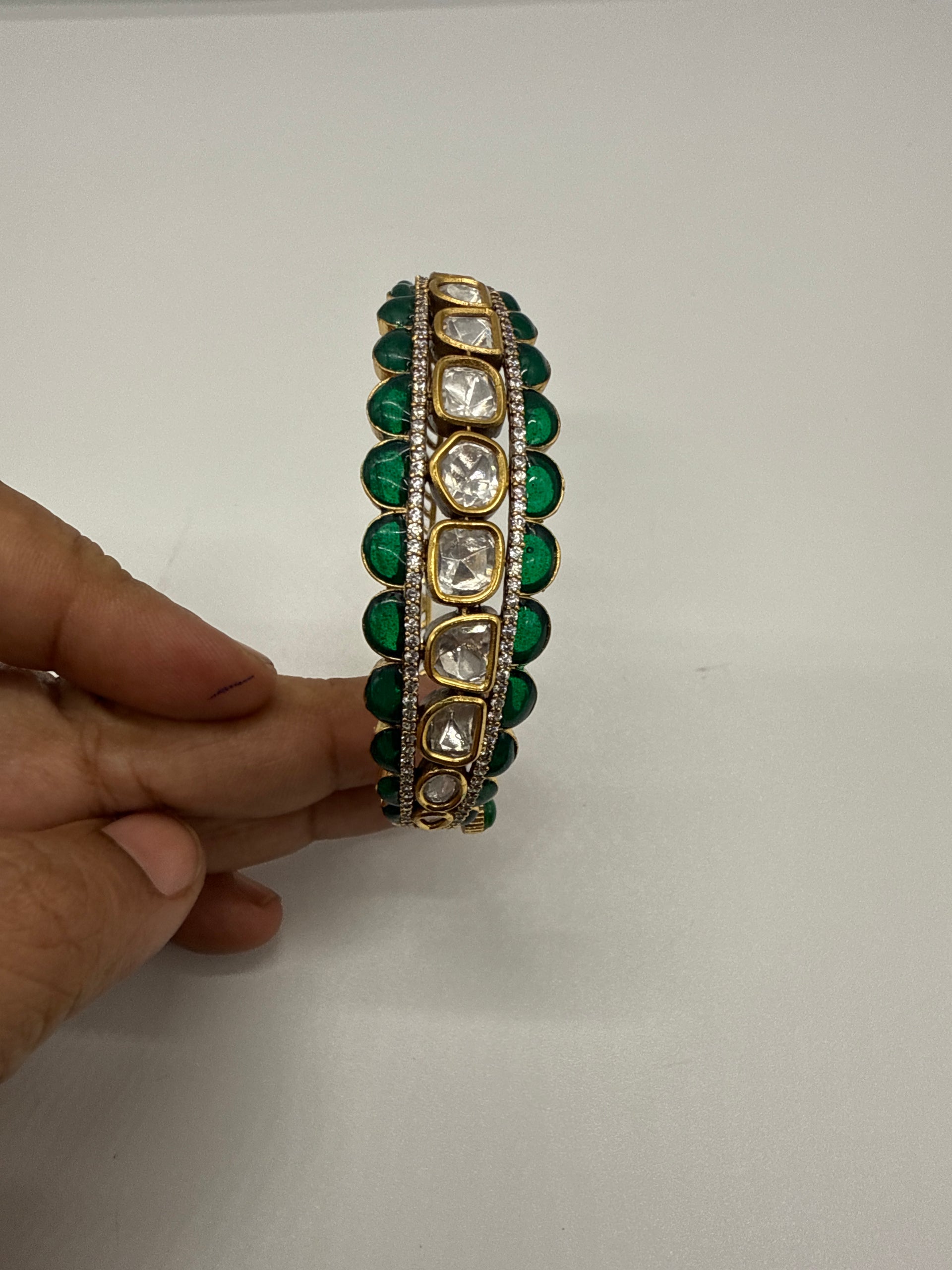Victorian emerald bracelet