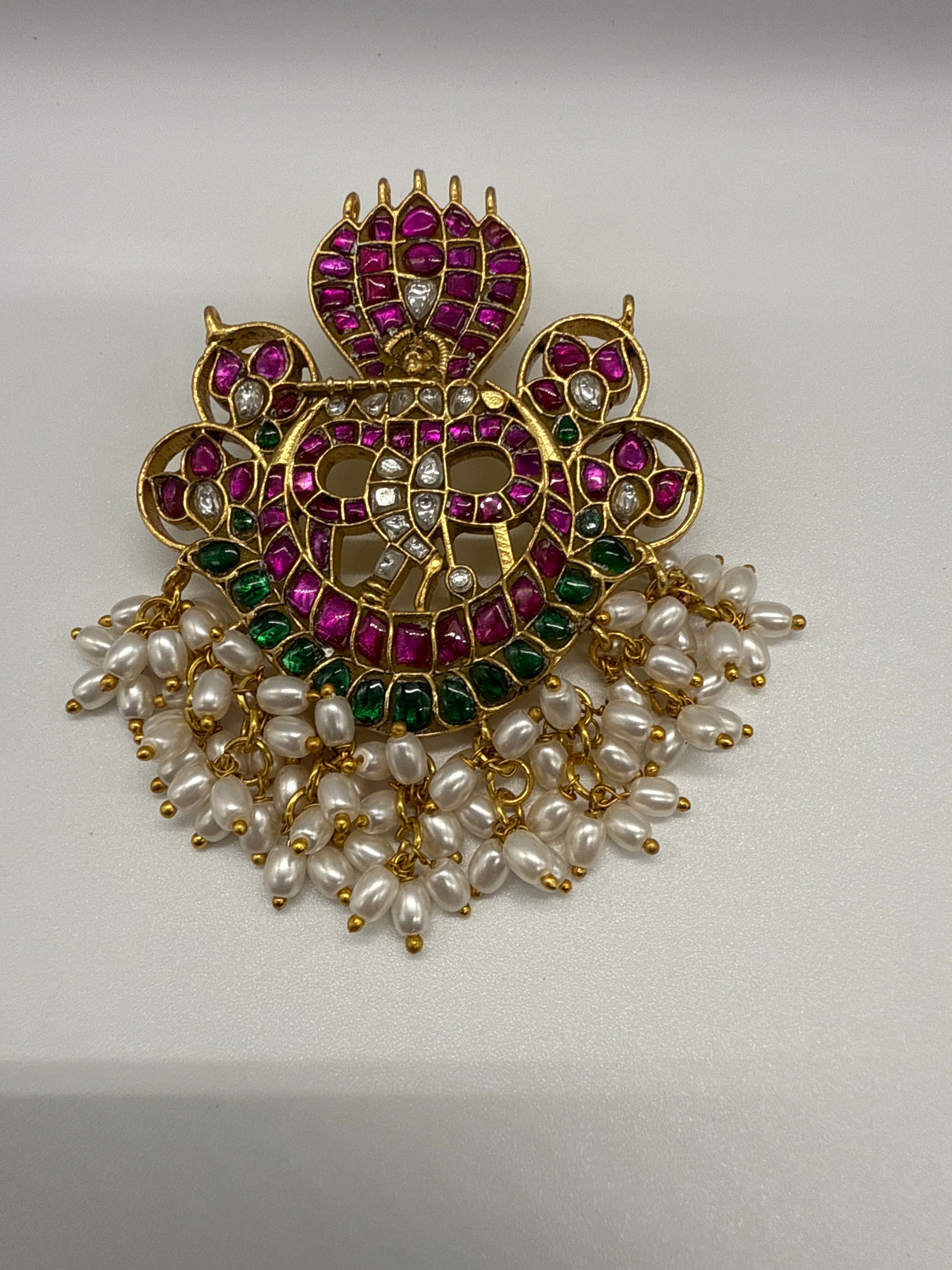 Kundan Krishna pendant