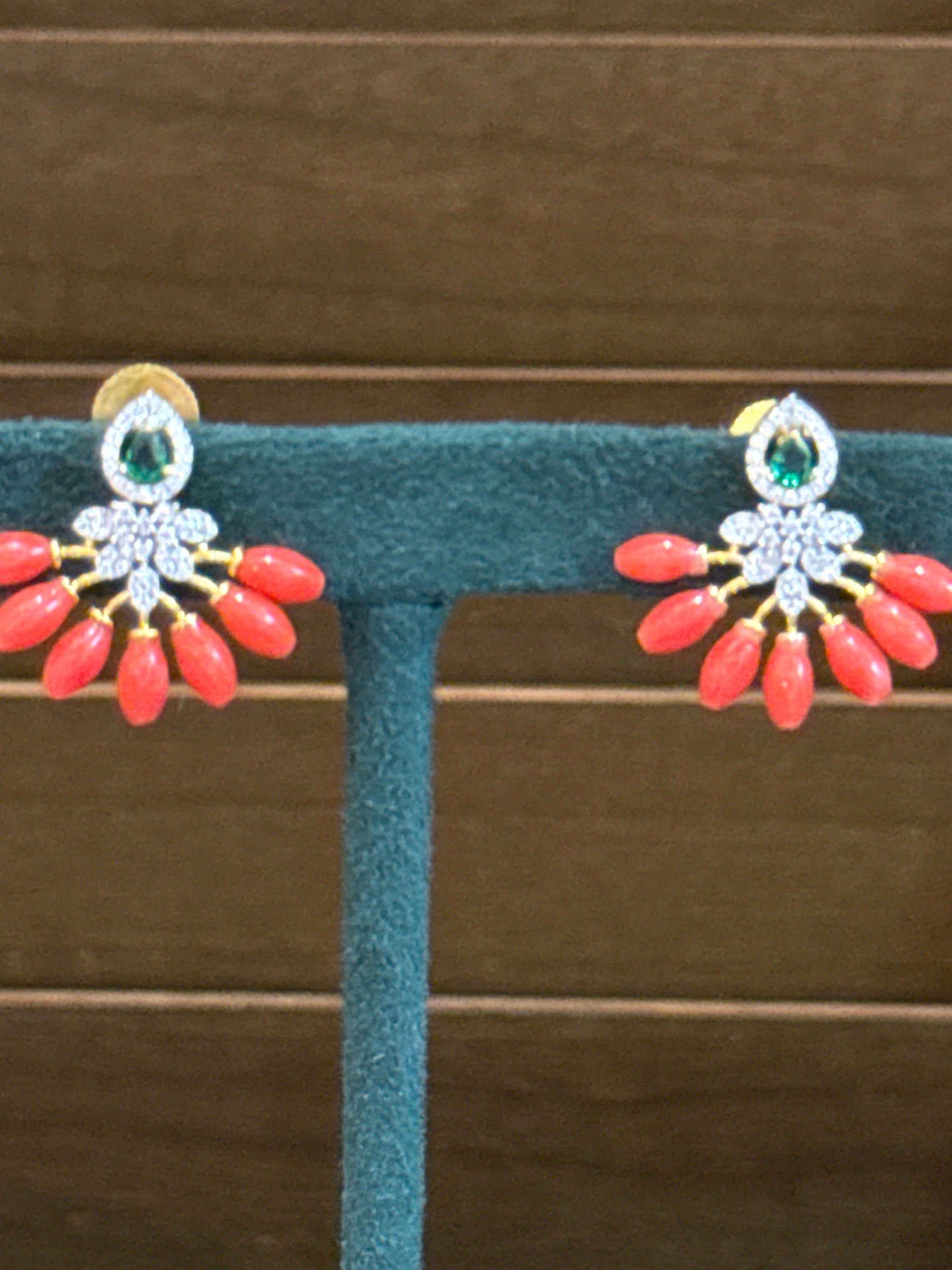 Coral studs