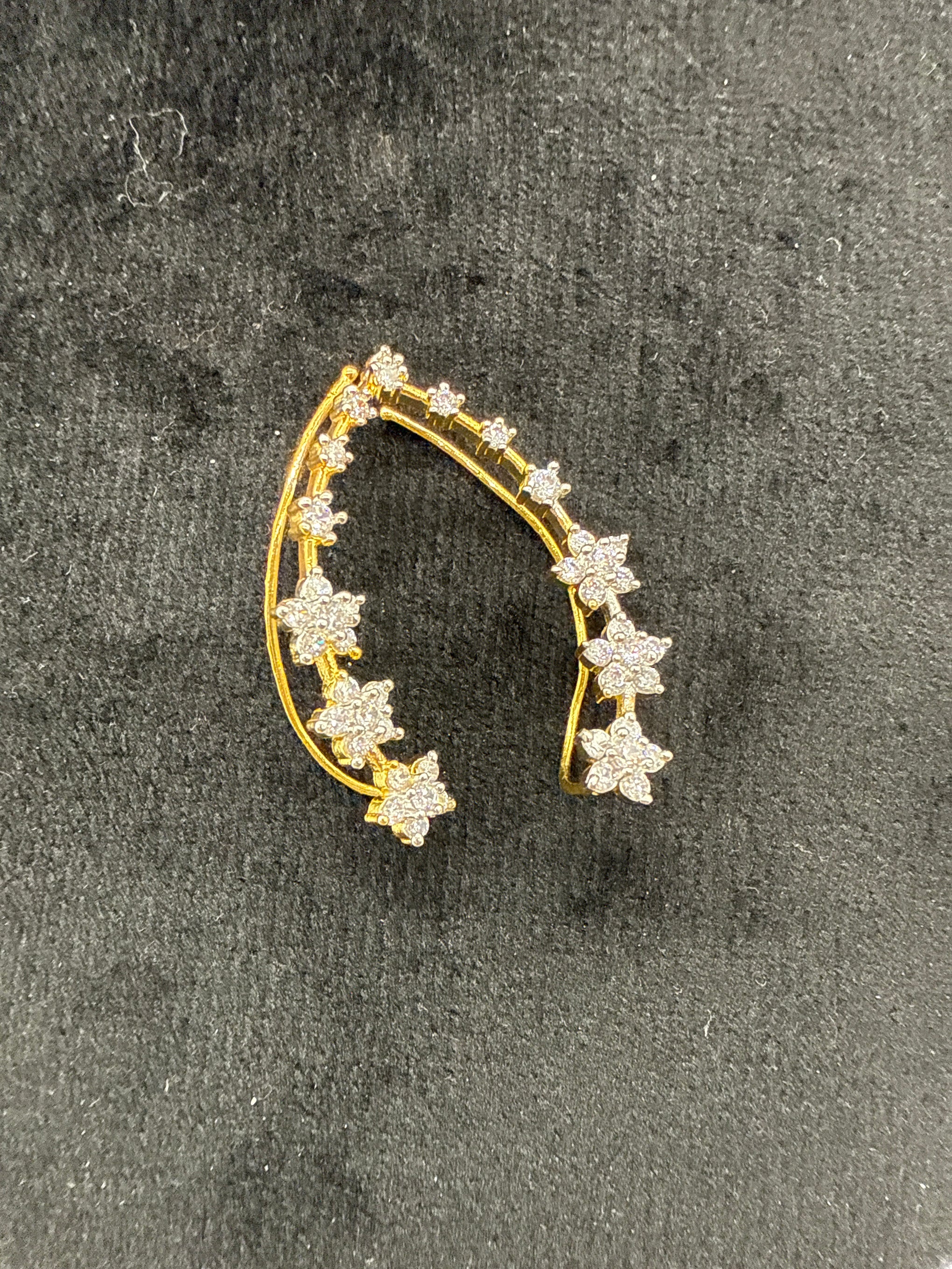 7 stone earcuff