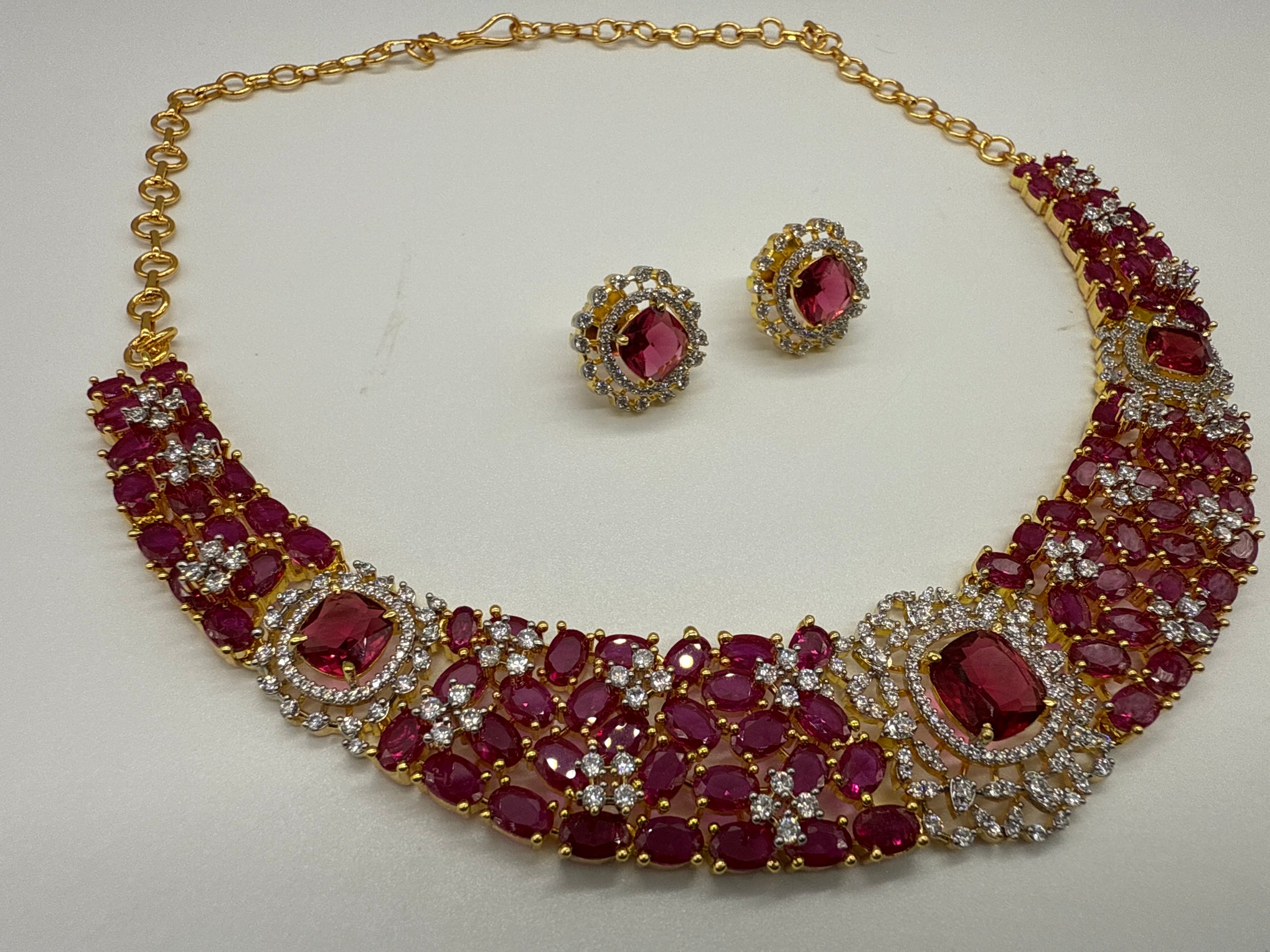 Ruby diamond set