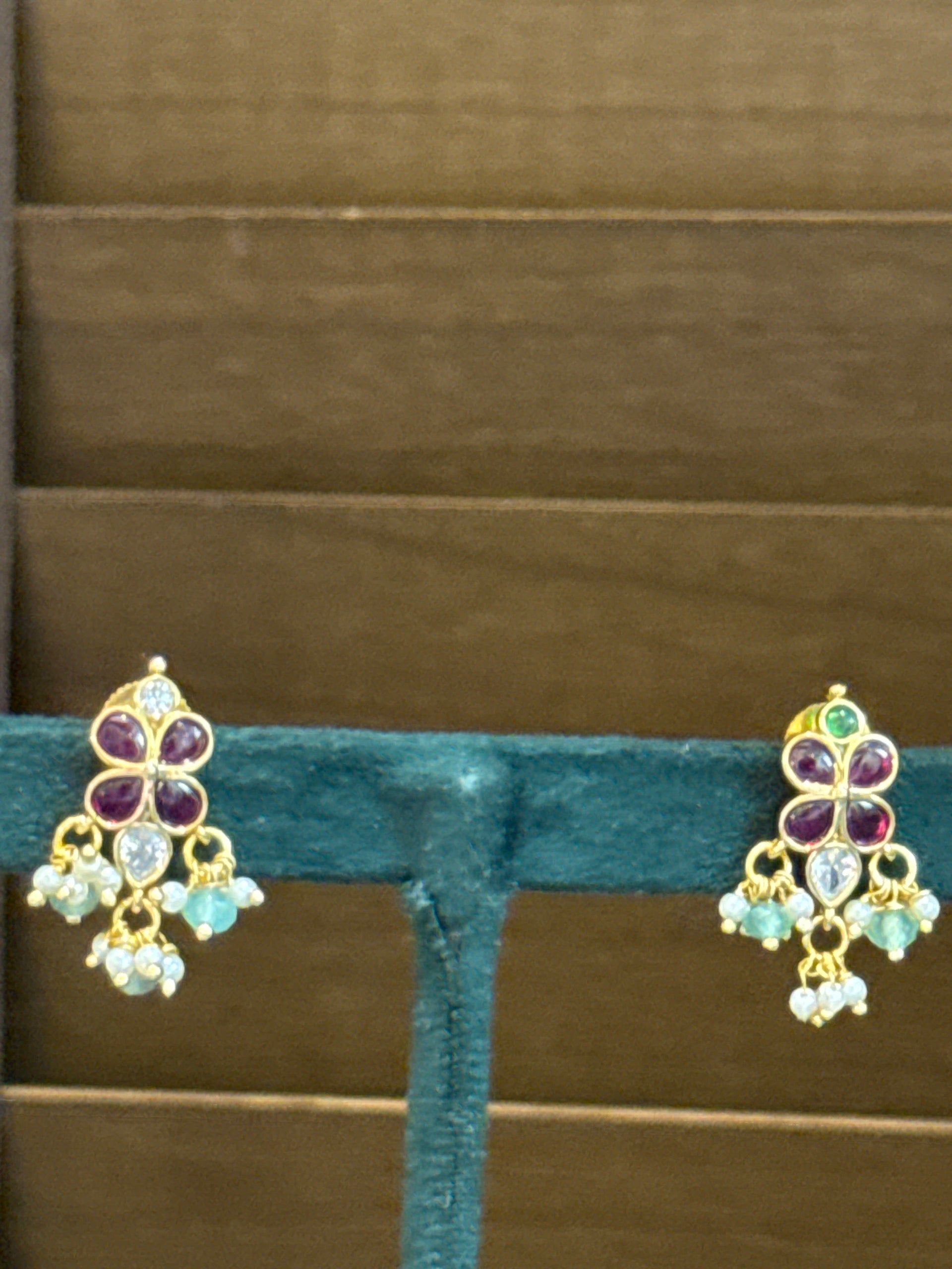 Kempu earrings