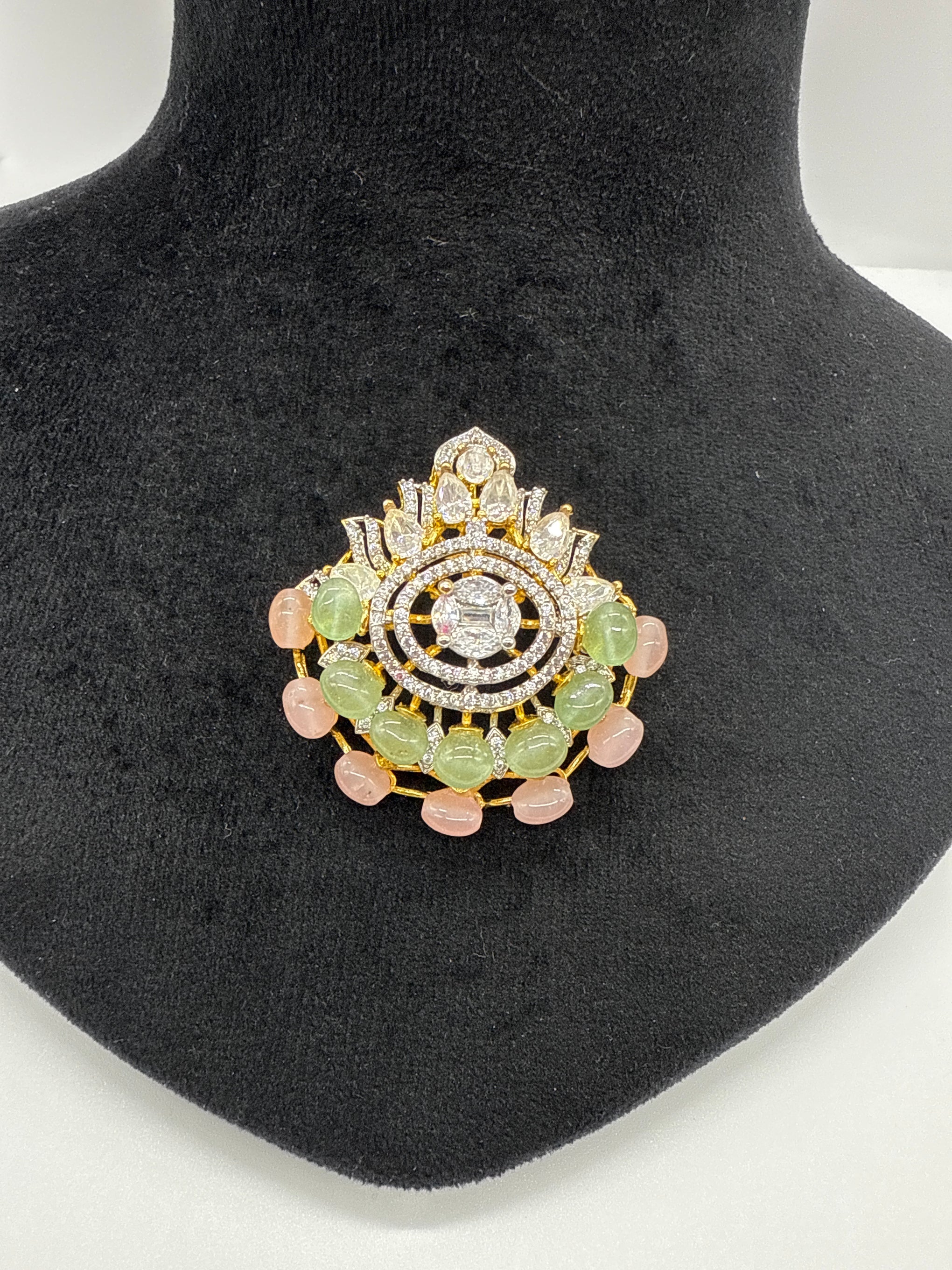 Pastel beads pendant