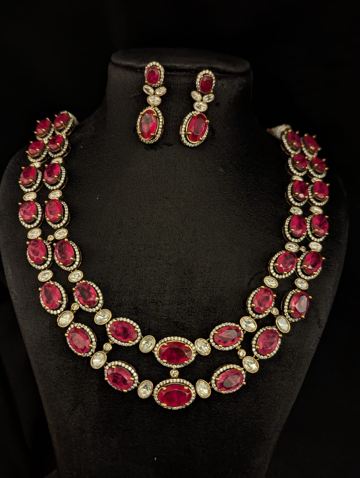 Ruby doublet stone